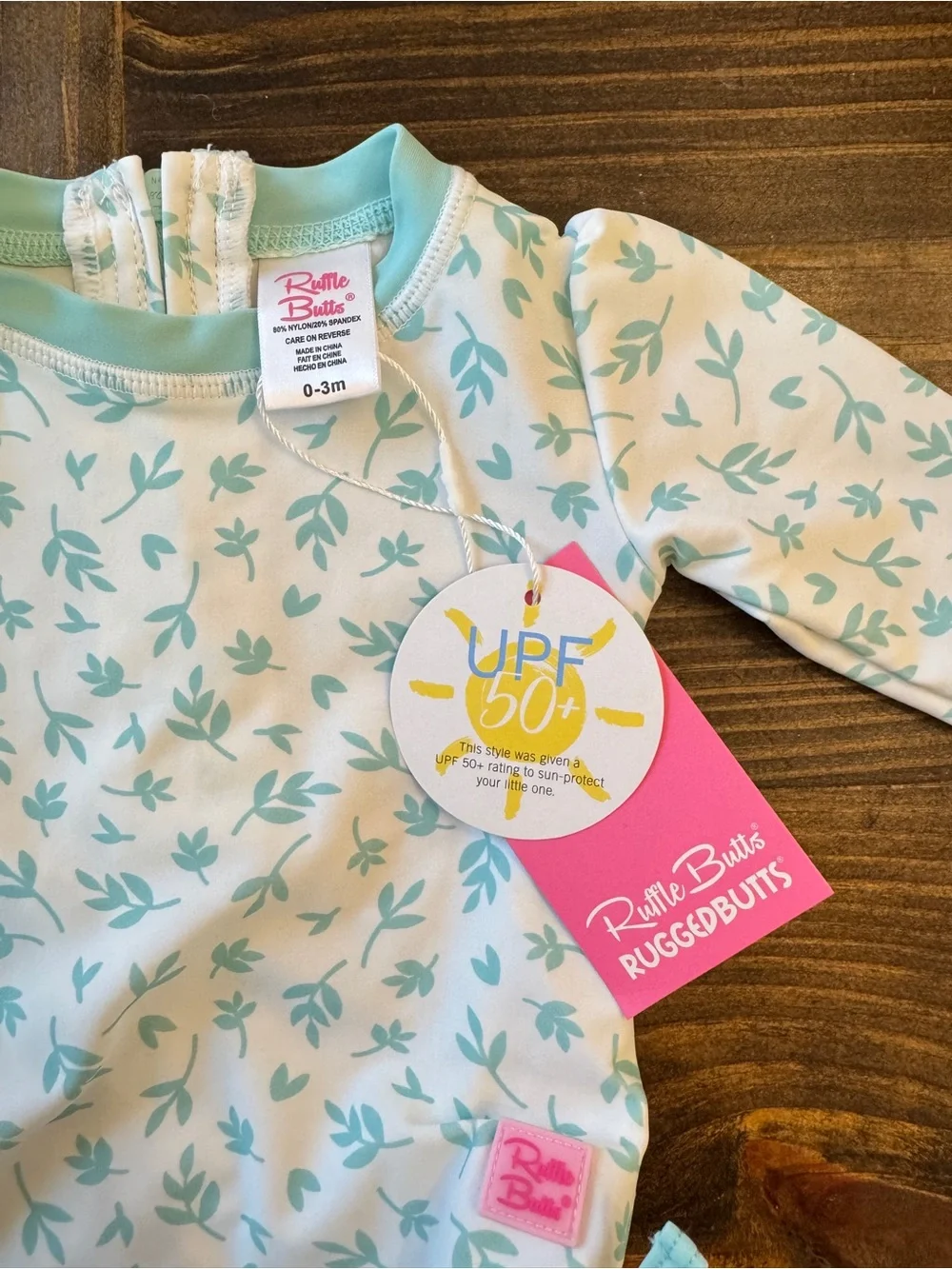 RuffleButts UPF 50 One Piece Rash Guard